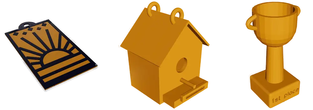 Example Models made with GrandpaCAD