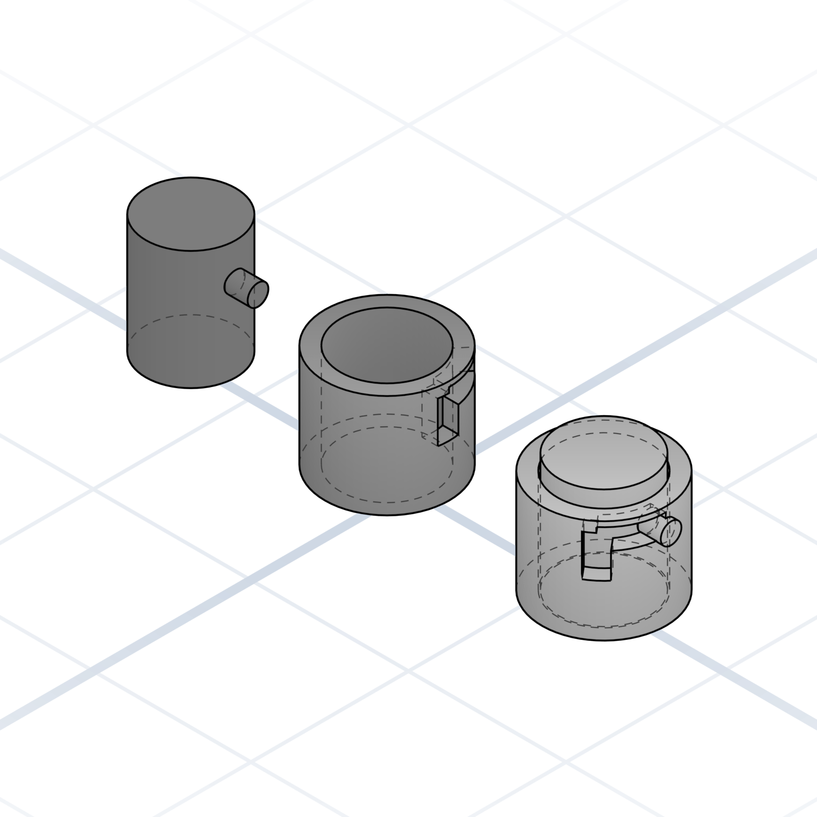 Bayonet lock
