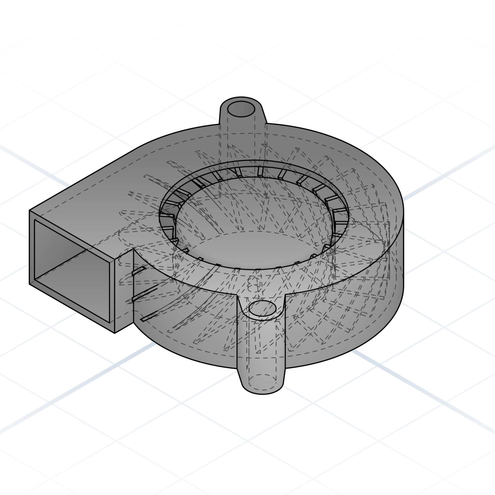 5015 radial blower