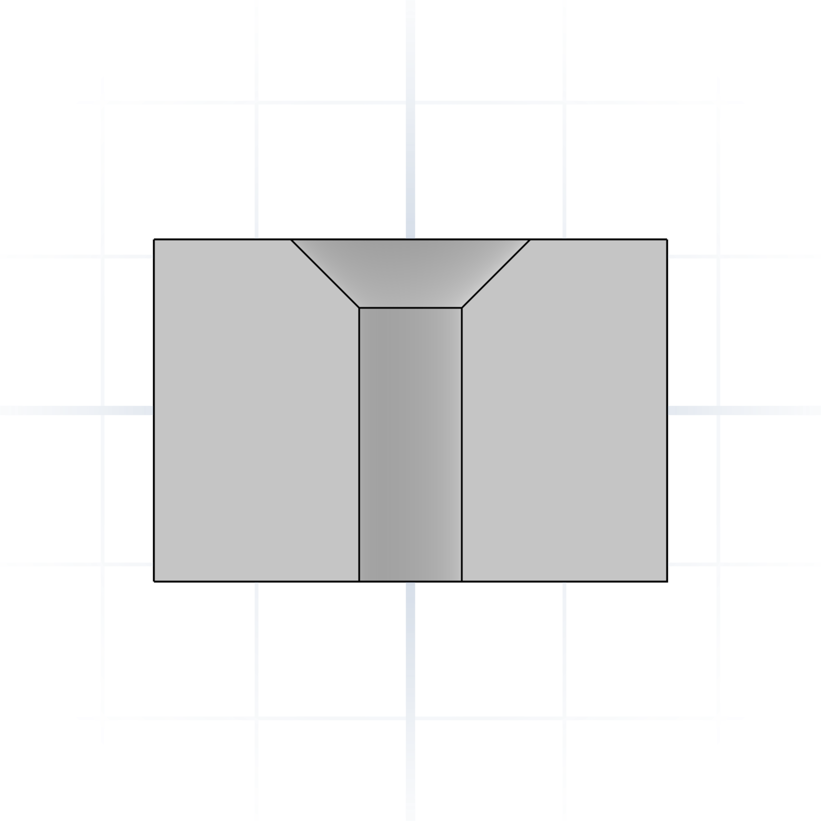 Countersunk hole