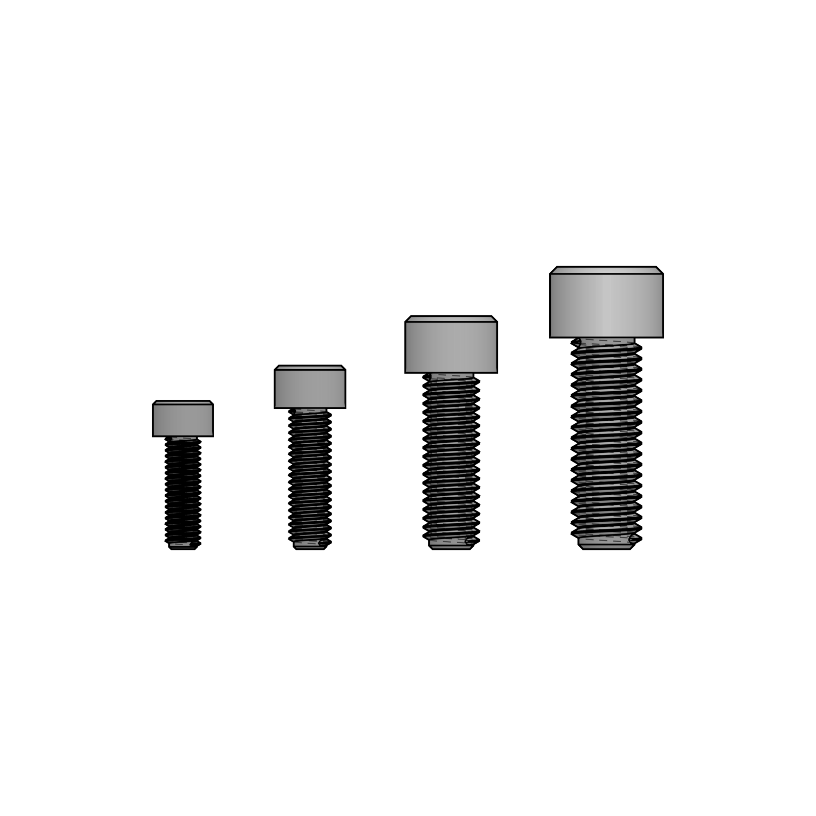 Fasteners: M5 and up
