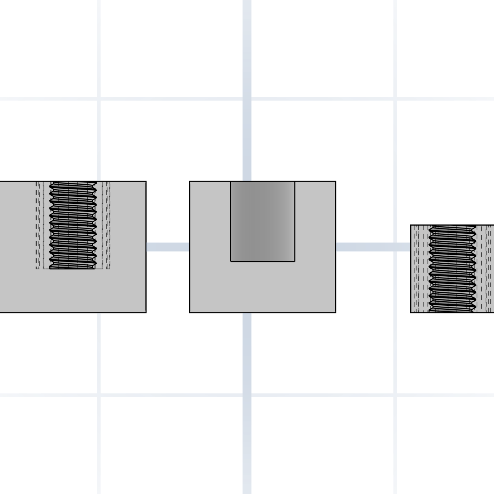 Heat-set brass insert