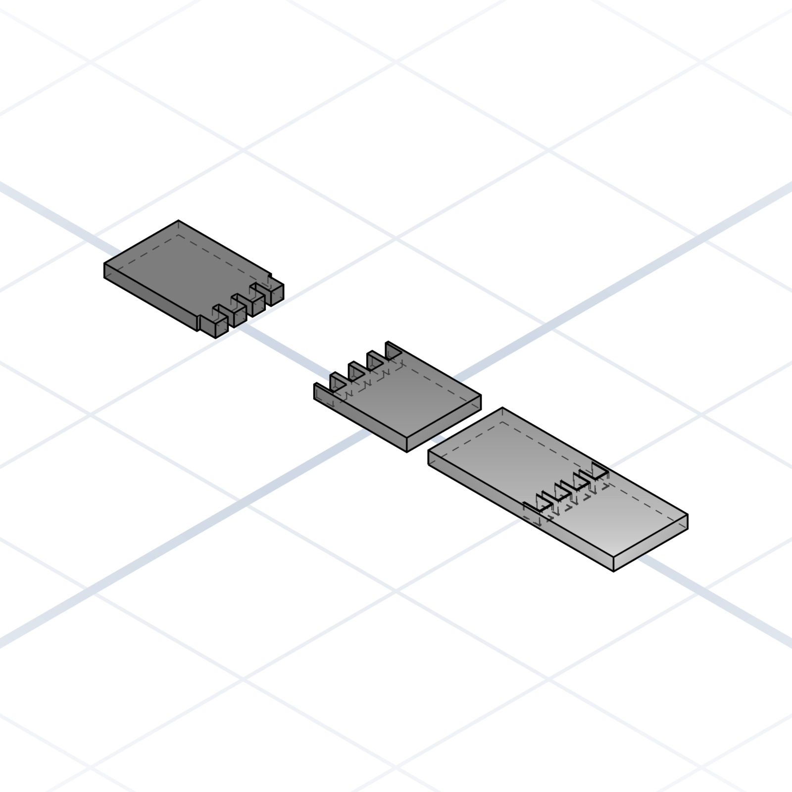 Tab and slot